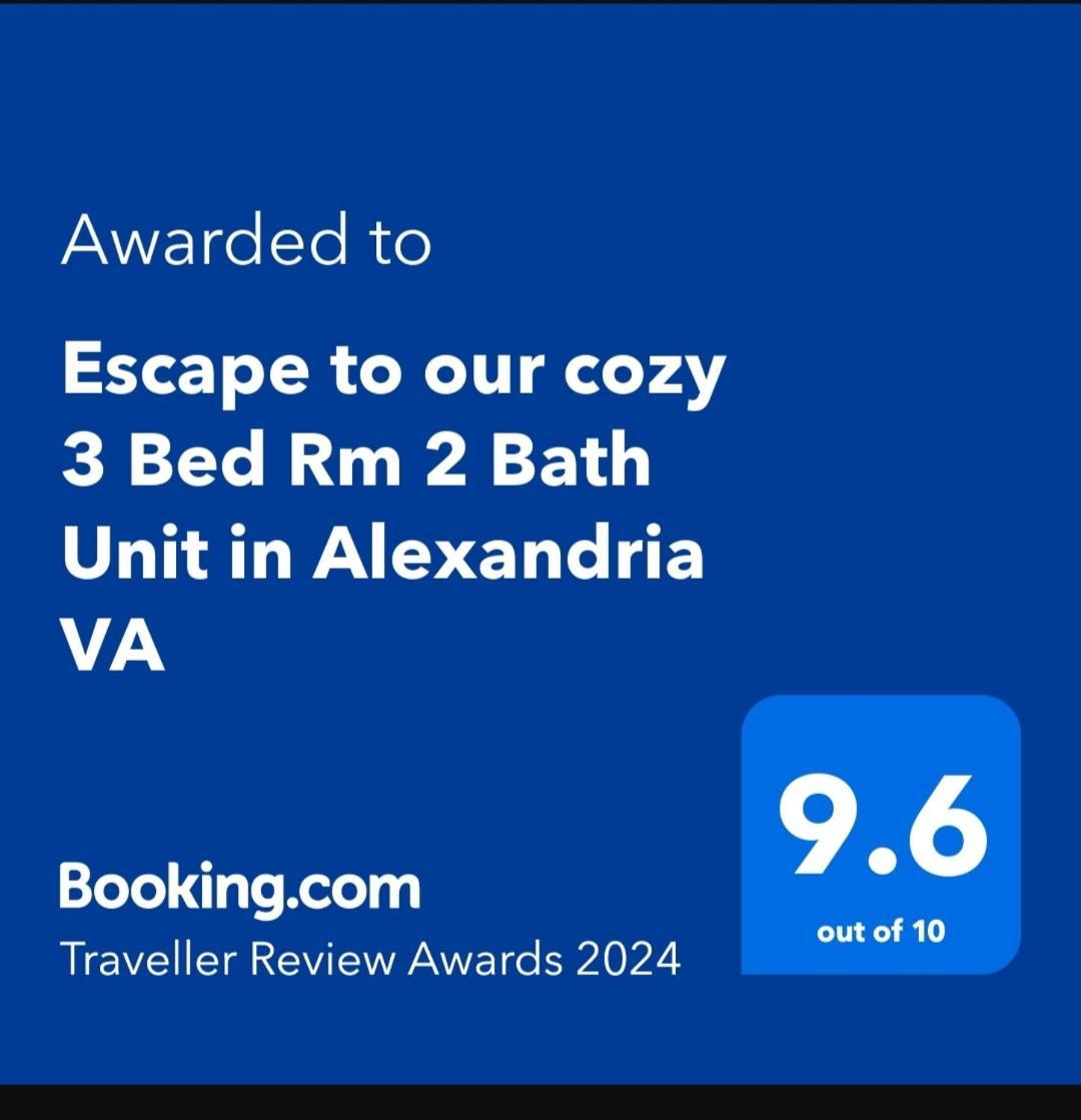Escape To Our Cozy 3 Bed Rm 2 Bath Unit In Alexandria Va Villa Bagian luar foto
